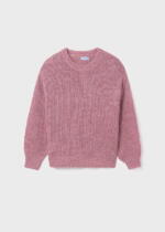 MAYORAL Pletený sveter ružový Jumper pink 7304 | Welcomebaby.sk
