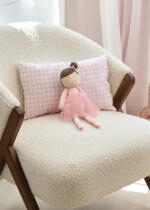MAYORAL Plyšová bábika Ružová Faux fur doll baby rose 19272 | Welcomebaby.sk