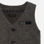 Chlapčenská elegantná vesta Mayoral hnedá | Welcomebaby.sk