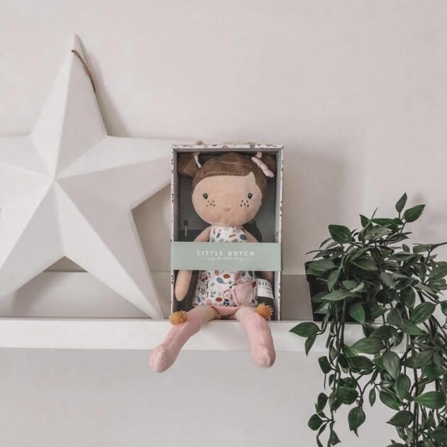 Veľká bábika Rosa v krabičke Little Dutch ružová 50 cm | Welcomebaby.sk