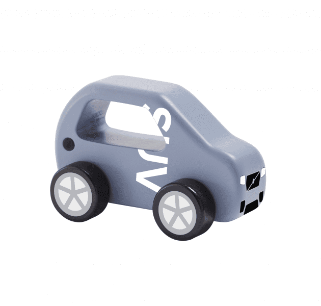 Auto suv aiden drevené Kid's Concept modré