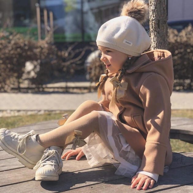 Hladké pančuchy so saténovou mašľou Cóndor ťavia | Welcomebaby.sk
