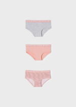 Dievčenské športové nohavičky 3pack broskyňové | Welcomebaby.sk