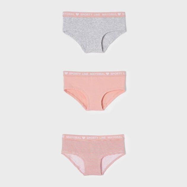 Dievčenské športové nohavičky 3pack broskyňové | Welcomebaby.sk