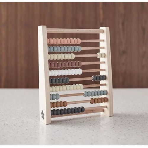 Drevené počítadlo Wood Kids Concept pastelové | Welcomebaby.sk