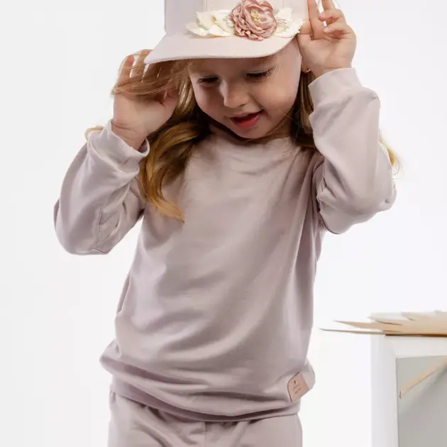 Dievčenská ružová šiltovka s 3D kvetom Madlen Jamiks baby ružová | Welcomebaby.sk