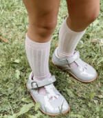 Klasické rebrované podkolienky Cóndor baby ružová | Welcomebaby.sk
