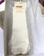 Hladké podkolienky s tylovou mašľou organza Cóndor maslové | Welcomebaby.sk