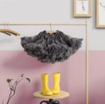 Objemná tutu sukňa dolly skirt Manufaktura Falbanek tmavosivá antracit | Welcomebaby.sk