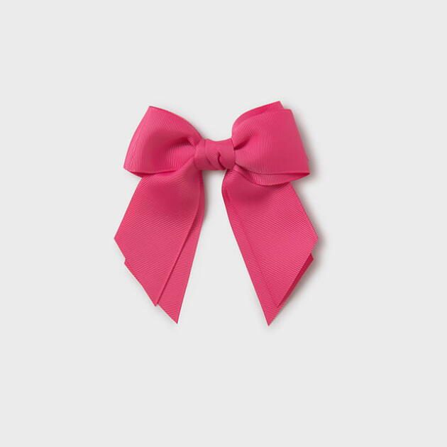 ABEL & LULA Dvojitá mašľa do vlasov na klip ružová Hair clip fuchsia 5412 | Welcomebaby.sk