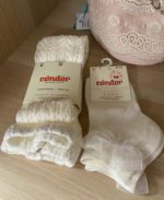 Háčkované pančuchy bez mašle Cóndor maslové | Welcomebaby.sk