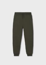 MAYORAL Chlapčenské tepláky Long fleece trousers boy olivové lichen 705 | Welcomebaby.sk