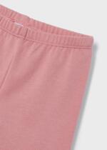 Legíny a tričko s volánom s potlačou dievčatka s veľkými vlasmi Leggings with ruffle top set baby Mayoral ružové blush 2722 | Welcomebaby.sk