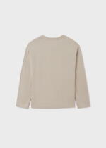 MAYORAL Chlapčenské tričko s dlhým rukávom nápis Change Long sleeve T-shirt boy krémové | Welcomebaby.sk