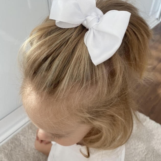 Gumička s mašľou do vlasov Faya Siena biela | Welcomebaby.sk