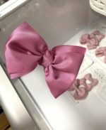 Gumička s mašľou do vlasov Faya Siena ružová antique pink | Welcomebaby.sk