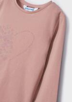 MAYORAL Dievčenské tričko so srdiečkom T-shirt girl 178 | Welcomebaby.sk
