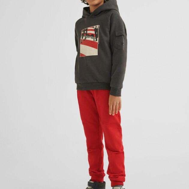 MAYORAL Chlapčenské tepláky Long fleece trousers boy červené 705 | Welcomebaby.sk