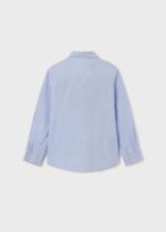 MAYORAL Chlapčenská košeľa s dlhým rukávom Long sleeve shirt boy modrá 874 | Welcomebaby.sk