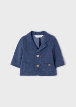 MAYORAL Vzorované baby sako Jacket for boy tmavomodré 2444 | Welcomebaby.sk