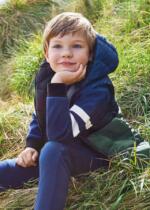 MAYORAL Chlapčenská obojstranná vesta Reversible gilet boy tmavomodrá zelená | Welcomebaby.sk