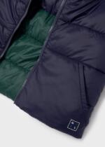 MAYORAL Chlapčenská obojstranná vesta Reversible gilet boy tmavomodrá zelená | Welcomebaby.sk