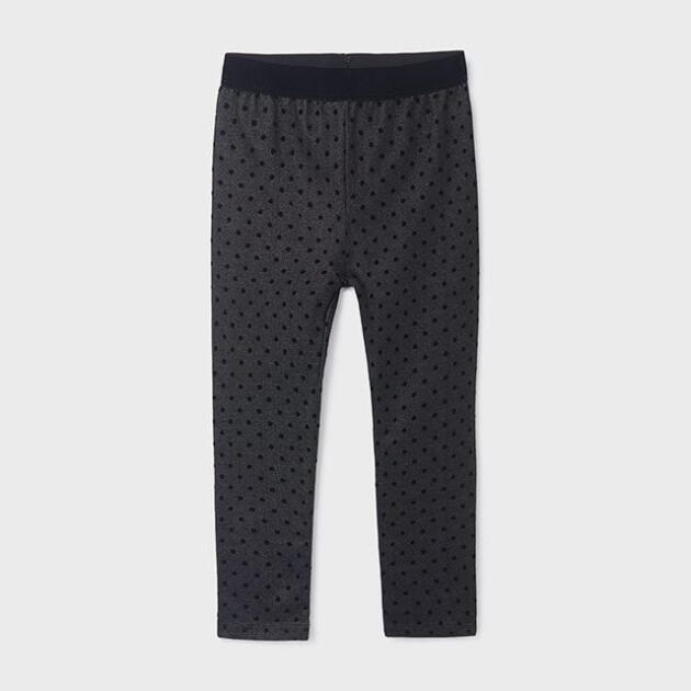 MAYORAL Bodkované legíny Polka dots leggings girl čierne black 4760 | Welcomebaby.sk
