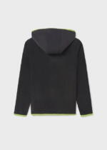 MAYORAL Chlapčenská flísova mikina na zips Fleece hoodie carbon sivá 7466 | Welcomebaby.sk