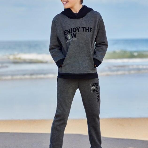 MAYORAL Chlapčenské nohavice Enjoy Joggers boy black čierne 7577 | Welcomebaby.sk