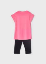 MAYORAL Legíny s tričkom Power Short leggings girl ružová 3764 | Welcomebaby.sk