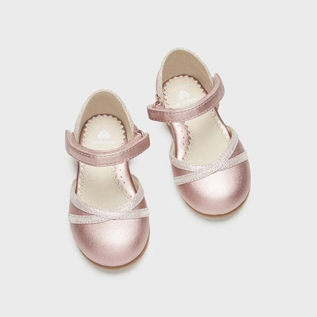 MAYORAL Sandále trblietavé ružové Mary Jane shoes pink 41348 | Welcomebaby.sk