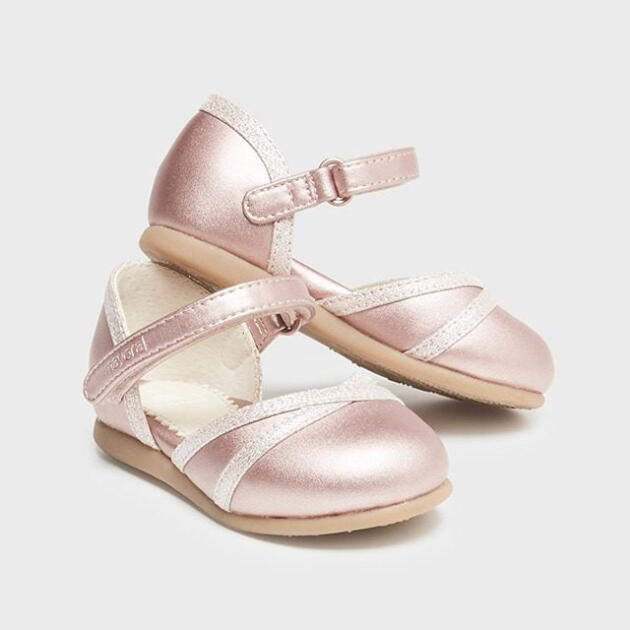 MAYORAL Sandále trblietavé ružové Mary Jane shoes pink 41348 | Welcomebaby.sk