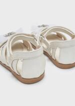 MAYORAL Sviatočné sandále strieborné s mašľou Ceremony sandals 41352 | Welcomebaby.sk