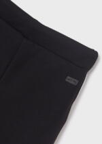 MAYORAL Dievčenské tepláky s bielym pásikom Long tracksuit trousers girl čierne | Welcomebaby.sk