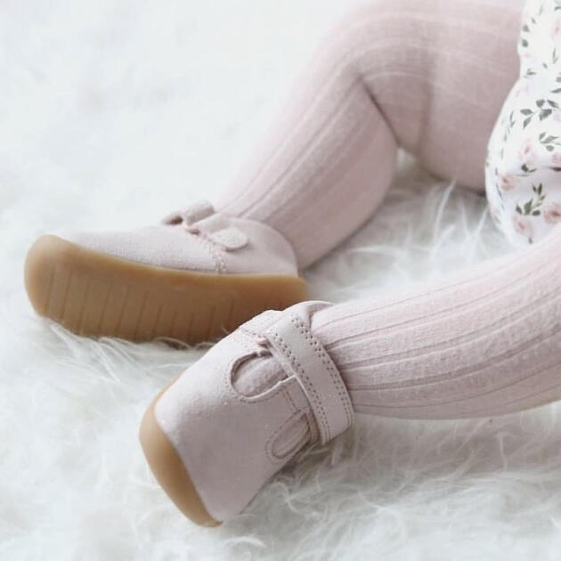 CÓNDOR Rebrované pančuchy Basic Rib Tights Baby Pink baby ružová 2016 | Welcomebaby.sk