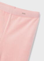 MAYORAL Velúrové legíny ružové Velvet leggings girl pink 712 | Welcomebaby.sk