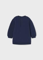 MAYORAL Zimné šaty s kabelkou tmavomodré Faux fur dress with bag baby navy blue 2950 | Welcomebaby.sk