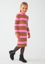 ABEL & LULA Rebrované pruhované pletené šaty Rib knit dress 5525 | Welcomebaby.sk