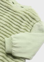 MAYORAL Zimné šaty s kabelkou aloe farba Faux fur dress with bag baby 2950 | Welcomebaby.sk