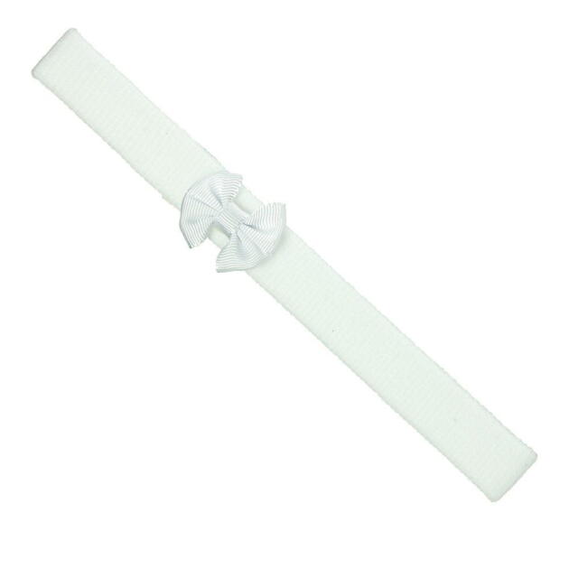 SIENA Čelenka baby biela s mini mašličkou Baby Headband With Faya Little Hair Bow White 426107429 | Welcomebaby.sk