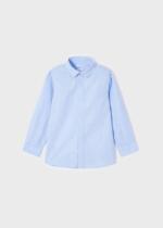 MAYORAL Košeľa svetlomodrá Long Sleeve Shirt boy light blue 146 | Welcomebaby.sk