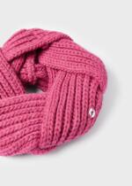 MAYORAL Nákrčník pletený malinový Braided scarf 10337 | Welcomebaby.sk