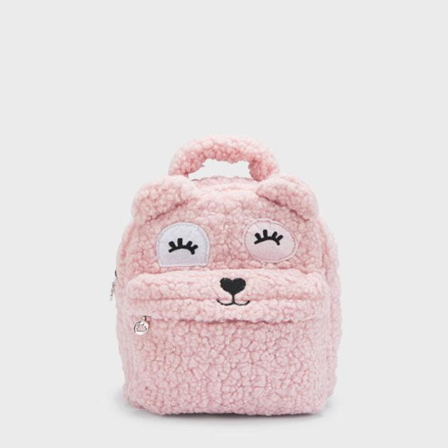 MAYORAL Huňatý ruksak ružový vlnený Wool Backpack pink 10371 | Welcomebaby.sk