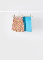 MAYORAL Kraťasy 2set tyrkysové Mayoral modré Shorts Set Turquoise 3280 | Welcomebaby.sk