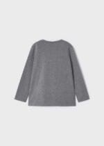 MAYORAL Tričko s dlhým rukávom a potlačou sovy šedé Long sleeve tshirt owl gray 4035 | Welcomebaby.sk