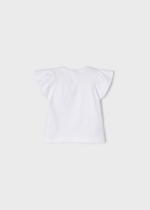 MAYORAL Tričko postavička ružová kreslená Short Sleeves Tshirt 1023 | Welcomebaby.sk