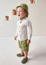MAYORAL Kraťasy zelené Shorts green 1221 | Welcomebaby.sk