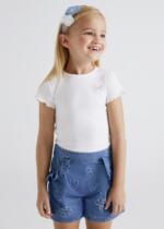 MAYORAL 2pack tričiek biele a pruhované svetlomodré 3042 | Welcomebaby.sk