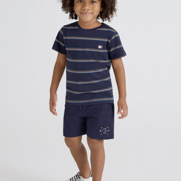 MAYORAL Teplákové kraťasy modré Short navy blue 3262 | Welcomebaby.sk