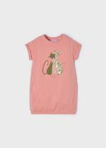 MAYORAL Šaty s mačkami ružové. Dress with cats pink 3492 | Welcomebaby.sk